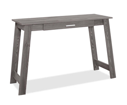 Bureau Kristina de 42 po avec tiroir - gris
