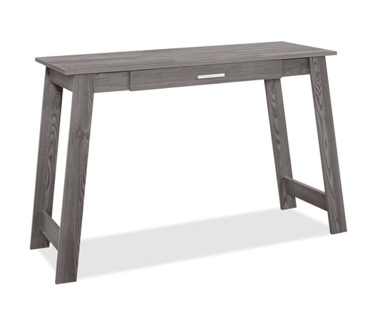 Bureau Kristina de 42 po avec tiroir - gris