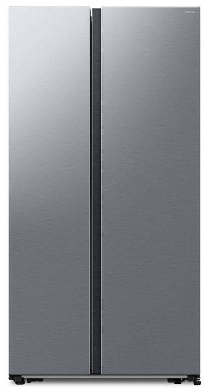 Réfrigérateur Samsung de 20,5 pi3 et 36 po de profondeur comptoir à compartiments juxtaposés avec technologie SpaceMax - RS20DG4000M9AA | Samsung 36 20.5 Cu. Ft. Counter-Depth Side by Side Refrigerator with SpaceMax Technology - RS20DG4000M9AA