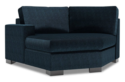 Canapé Lab Track LAF Cuddler - Luxe Indigo | Fauteuil Cuddler de gauche Track de la collection Sofa Lab - Luxury Indigo | TR873193