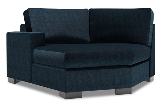 Canapé Lab Track LAF Cuddler - Luxe Indigo | Fauteuil Cuddler de gauche Track de la collection Sofa Lab - Luxury Indigo | TR873193