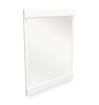 Miroir de commode de chambre à coucher Riley, fabriqué au Canada - Blanc | Miroir de commode de chambre à coucher Riley, fabriqué au Canada - blanc