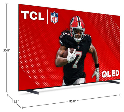 Téléviseur intelligent Google TCL 98 QLED Pro 4K UHD HDR Pro+ 120 Hz (98Q651G-CA) | Téléviseur intelligent QLED Pro de TCL UHD 4K de 98 po à 120 Hz avec HDR Pro+ et Google TVMC (98Q651G-CA)