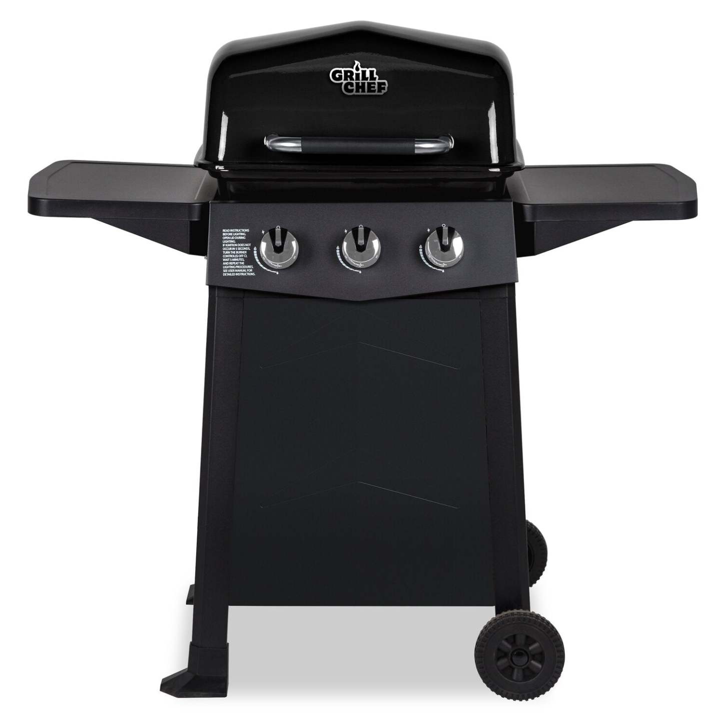 Gril à gaz propane Grill Chef de 24 000 BTU à 3 brûleurs - GCC310CRP | GCC310CR