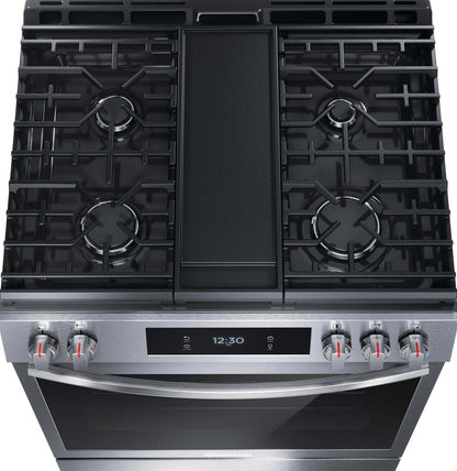 Cuisinière à gaz Frigidaire Gallery de 6 pi³ avec convection totale et friture à air - acier inoxydable résistant aux taches…
