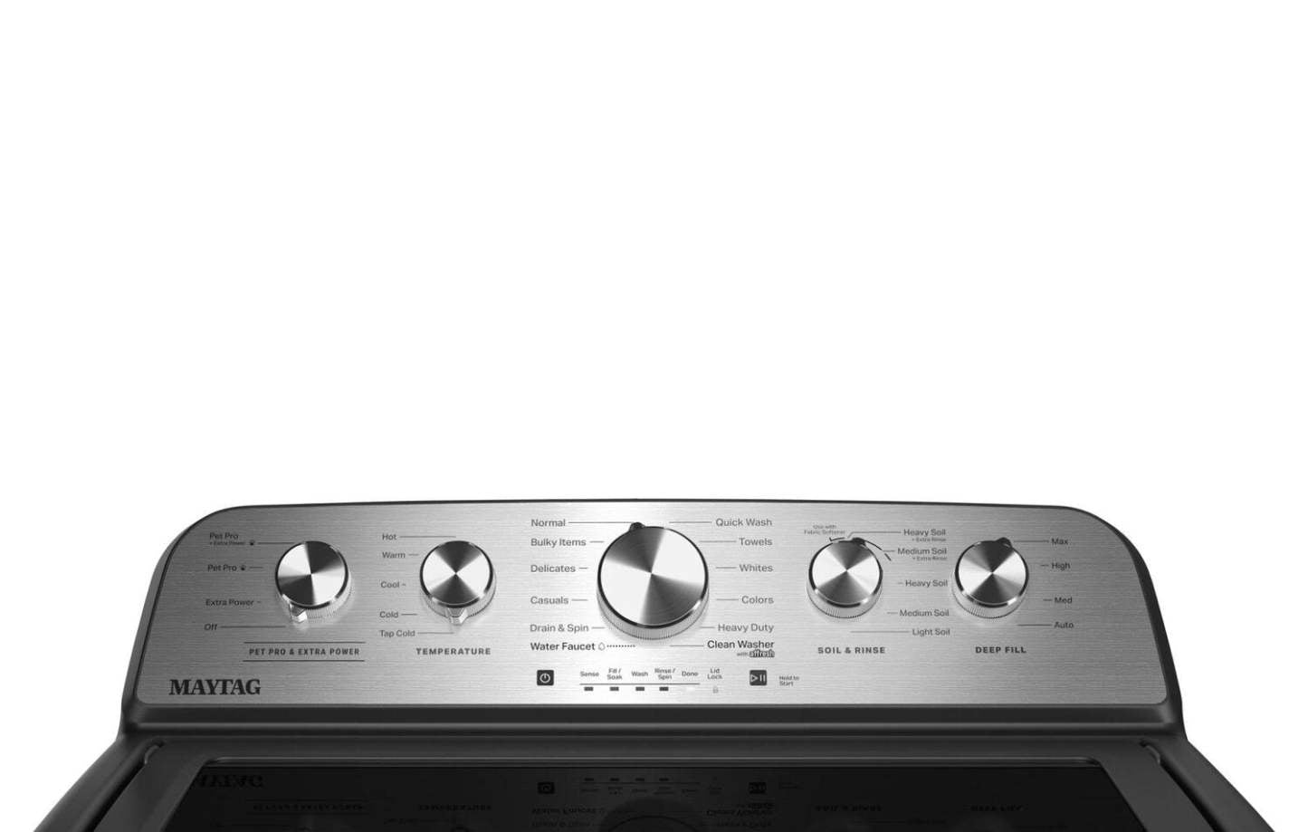 Laveuse Maytag à chargement par le haut de 5,4 pi3 avec agitateur et option Animal Pet Pro - noir volcan - MTW5605RU