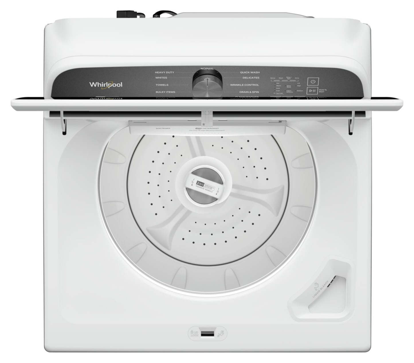 Laveuse Whirlpool à chargement par le haut de 6,1 pi³ - blanche - WTW6157PW | Whirlpool 6.1 Cu. Ft. Top-Load Washer - White - WTW6157PW