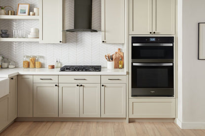 Four mural combiné électrique Whirlpool de 30 po et de 5 pi³ avec convection véritable - acier inoxydable noir … | Tourbillon 30 5 Cu. Fort. Four mural combiné électrique avec convection véritable - Acier inoxydable noir…