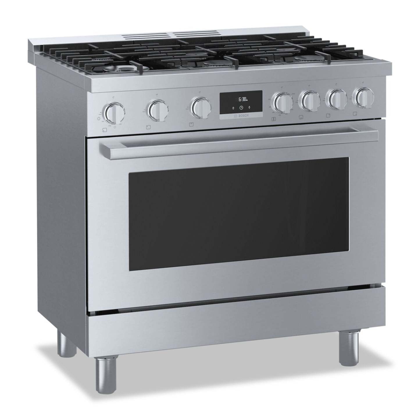 Cuisinière à gaz amovible Bosch de série 800 de 3,4 pi3 de style industriel - HGS8655UC | HGS8655U