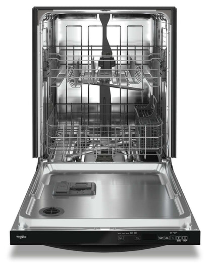Lave-vaisselle Whirlpool 24 50 dBA à commande supérieure intégrée - Noir - WDT740SALB | Lave-vaisselle encastré Whirlpool de 24 po et de 50 dBA avec commandes sur le dessus - noir - WDT740…