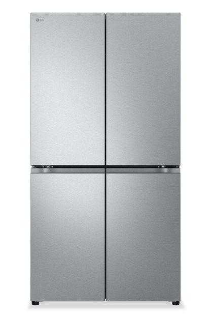 Réfrigérateur LG de 36" et de 23,6 pi3 à profondeur de comptoir à 4 portes françaises avec machine à glaçons - LF24C8200S | LG 36" 23.6 Cu. Réfrigérateur à profondeur de comptoir à 4 portes de pied français avec machine à glaçons - LF24C8200S