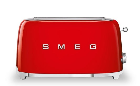 Smeg Grille-pain à fentes longues pour 4 tranches - TSF02RDUS