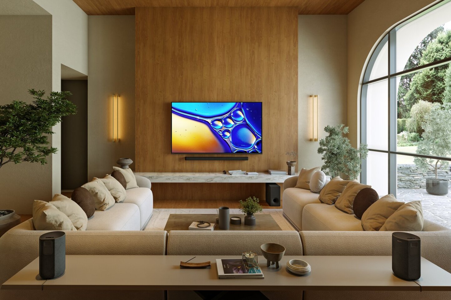 SONY 55 Bravia 8 II QD-OLED 4K UHD Smart Google TV (K-55XR80M2) – Modèle 2025 | Téléviseur intelligent QD-DELO SONY Bravia 8 II UHD 4K de 55 po avec Google TVMC (K-55XR80M2) - modèle 2025