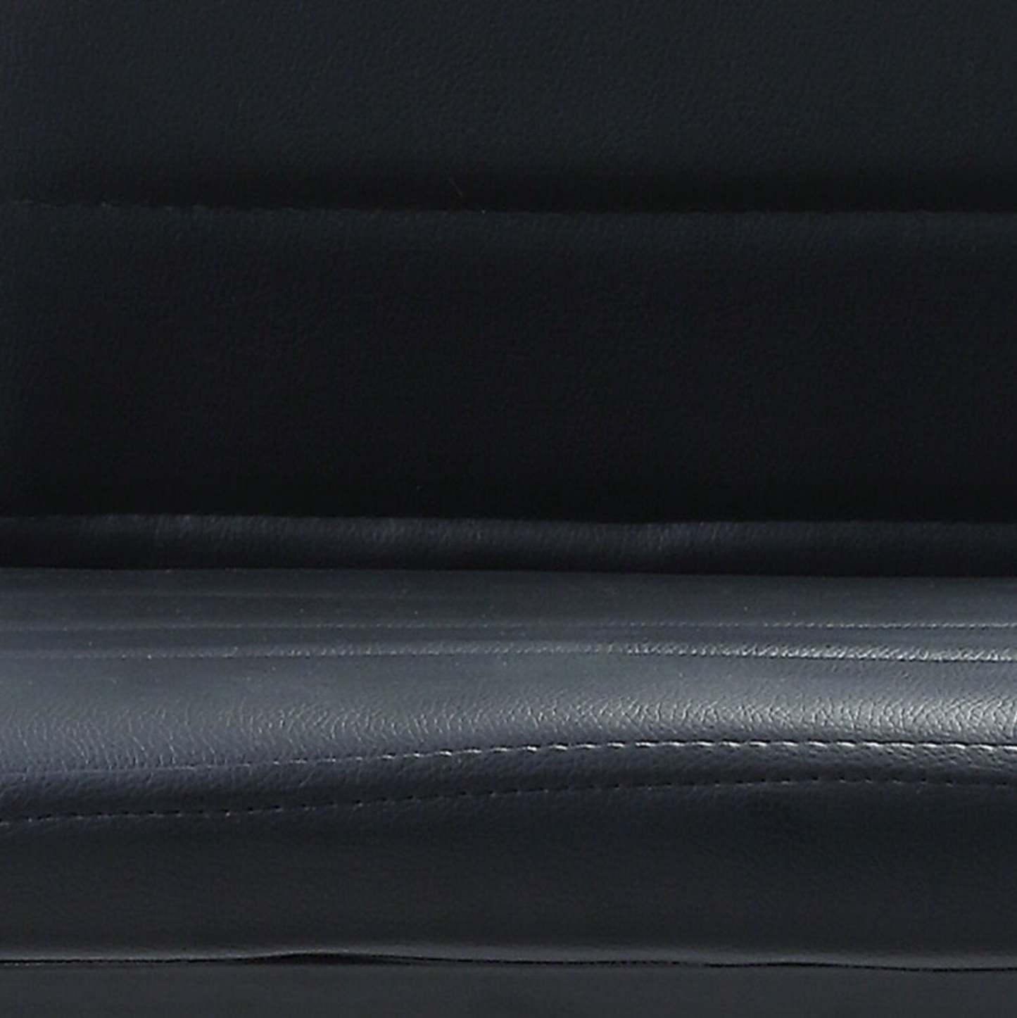 Ensemble de salle à manger Onyx 5 pièces avec table et 4 chaises, plateau en verre, métal, 55 W - Noir | Ensemble de salle à manger Onyx 5 pièces en métal avec table de 55 po (L) dessus en verre et 4 chaises - noir