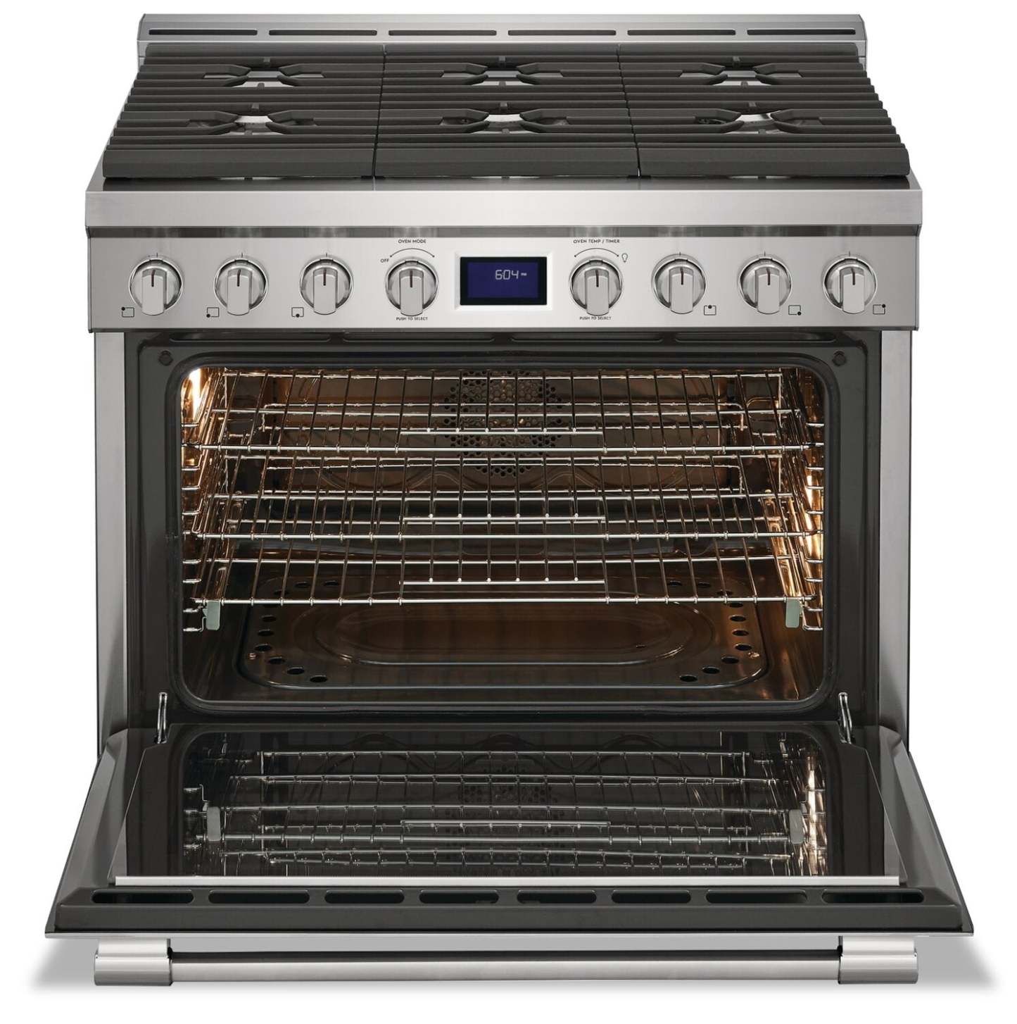 Cuisinière à gaz Frigidaire Professional de 4,4 pi³ à convection véritable avec surface de cuisson à six brûleurs - Smudge-P…