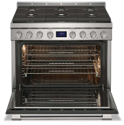 Cuisinière à gaz Frigidaire Professional de 4,4 pi³ à convection véritable avec surface de cuisson à six brûleurs - Smudge-P…