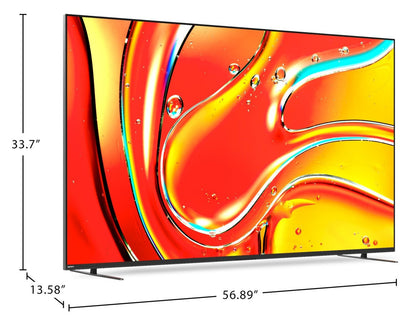 SONY 65 Bravia 7 QLED Mini-Led 4K HDR10 Dolby Vision® XR Motion Clarity 120Hz Fonctionnalités exclusives pour PlayStation®5 Google Smart TV (K65XR70) | Téléviseur intelligent QLED à mini DEL Bravia 7 de Sony 4K de 65 po à 120 Hz avec HDR10