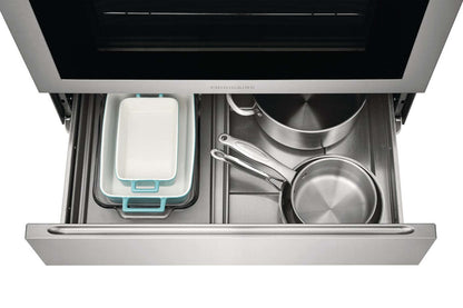Cuisinière à induction Frigidaire de 5,3 pi³ avec surface de cuisson facile à nettoyer et cuisson par convection - Acier inoxydable…