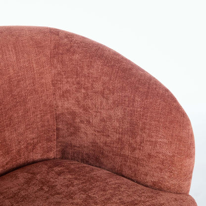 Fauteuil d'appoint en tissu bouclé Nova 28.7 - Orange | Fauteuil d'appoint Nova de 28,7 po en tissu bouclé - orange