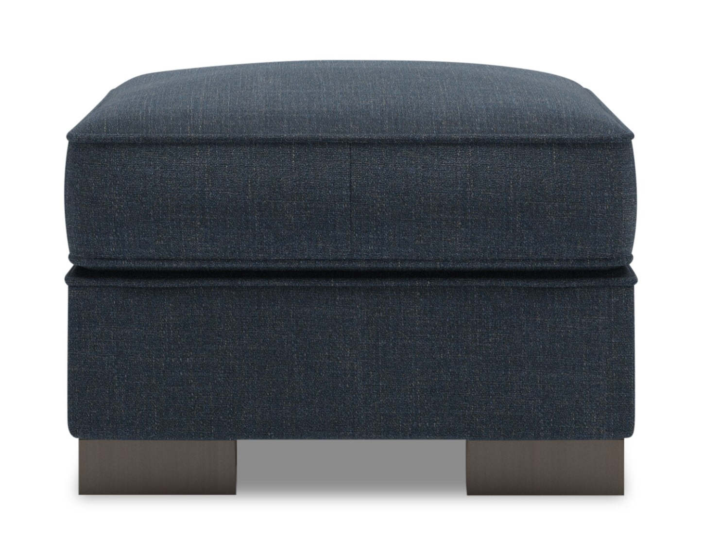 Fabriqué au Canada Canapé personnalisable Lab Track 24 en tissu d'apparence lin - Luna Sailor Blue | Pouf Track de Sofa Lab de 24 po fabriqué au Canada en tissu d'apparence lin - bleu Luna Sailor | TR802491