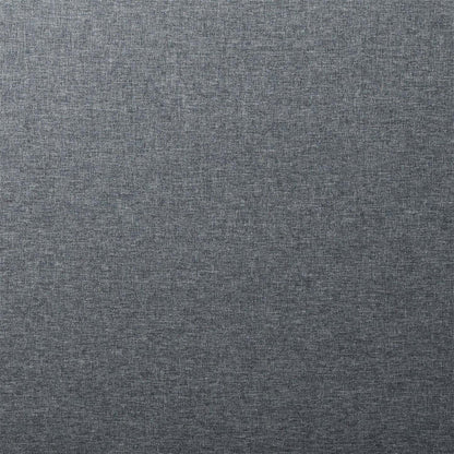 Canapé Novalee de 75,5 po en tissu d'apparence lin avec accoudoirs évasés et capitonnage à boutons - gris