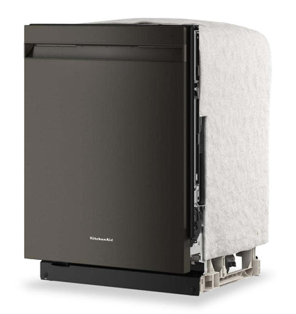 Lave-vaisselle KitchenAid de 24 po et de 44 dBA avec troisième panier 360° Max JetsMC - minerai noir - KDPS724SBE