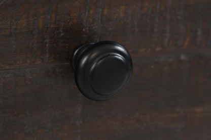 Morgan 16 Rustic Powered Chairside Table with Storage - Dark Brown with Reclaimed Wood|Table de fauteuil rustique Morgan de 16 po avec rangement - brun foncé avec bois recyclé