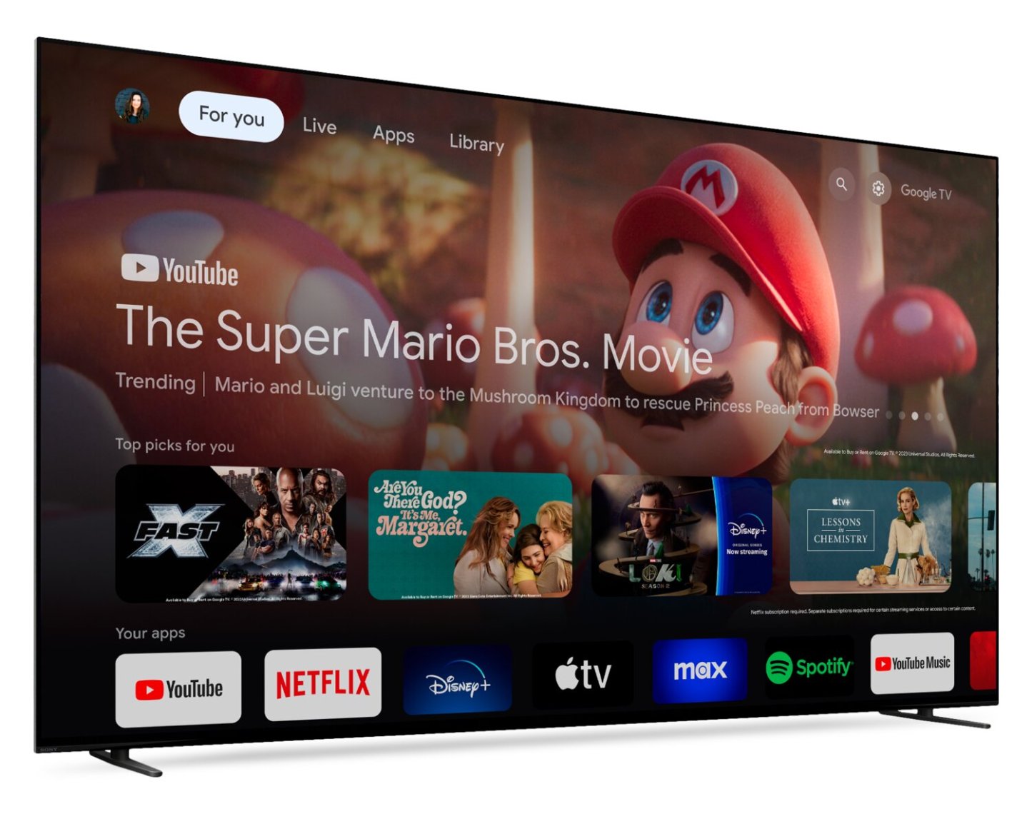 Sony 55 Bravia 8 OLED 4K UHD Smart Google TV (K55XR80) - Modèle 2024 | Téléviseur intelligent DELO Sony Bravia 8 UHD 4K de 55 po avec Google TVMC (K55XR80) - modèle 2024