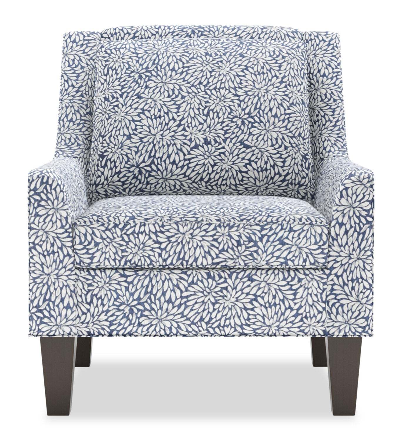 Fauteuil d’appoint club Sofa Lab personnalisable en tissu avec pattes en bois - Cadet multicolore | Fauteuil d’appoint club Sofa Lab de 29 po fabriqué au Canada en tissu avec pattes en bois - Cadet multicolore | CLUB1145