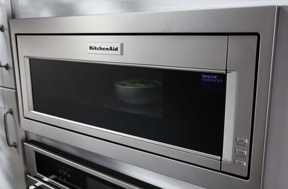 Four à micro-ondes encastré KitchenAid de 1,1 pi3 avec cuisson à 900 W - acier inoxydable - YKMBT501…