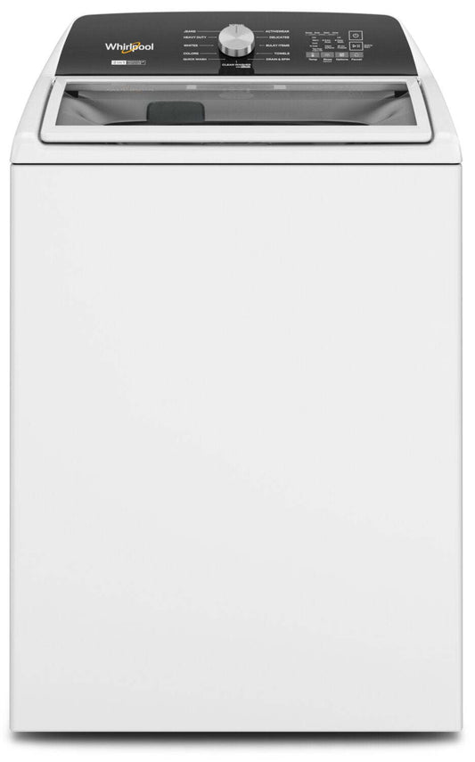 Laveuse Whirlpool à chargement par le haut de 5,4 pi³ - blanche - WTW5057LW | Whirlpool 5.4 Cu. Ft. Top-Load Washer - White - WTW5057LW