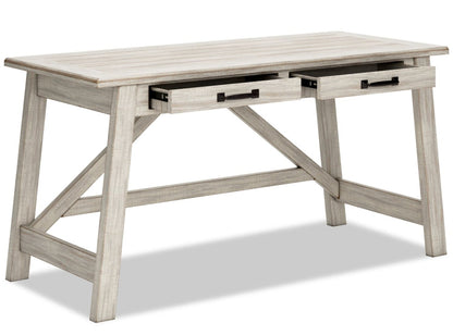 Bureau Carynhurst de 60,13 po à 2 tiroirs - blanchi