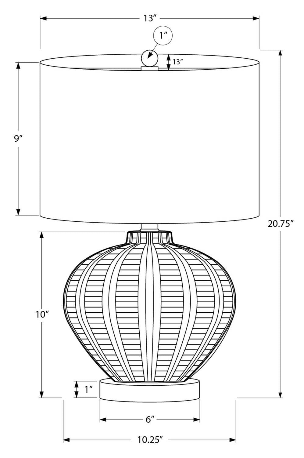 Lampe de Table 21 Résine Crème et Or|Lampe de table de 21 po en résine crème et dorée