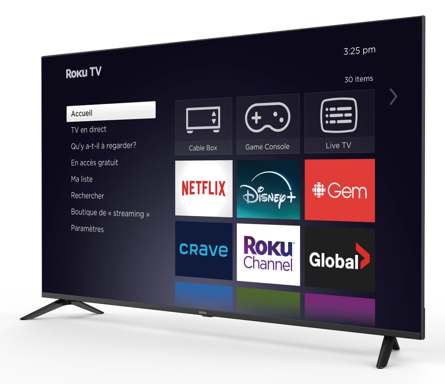 Téléviseur intelligent Roku RCA 58 4K | Téléviseur intelligent RCA 4K de 58 po avec Roku TVMC