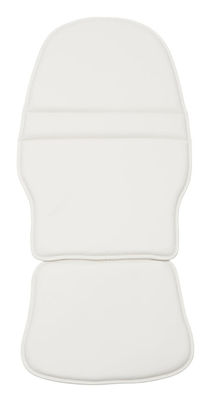 Fauteuil de massage inclinable LG de 29,6 po en tissu d'apparence cuir avec pouf assorti - beige