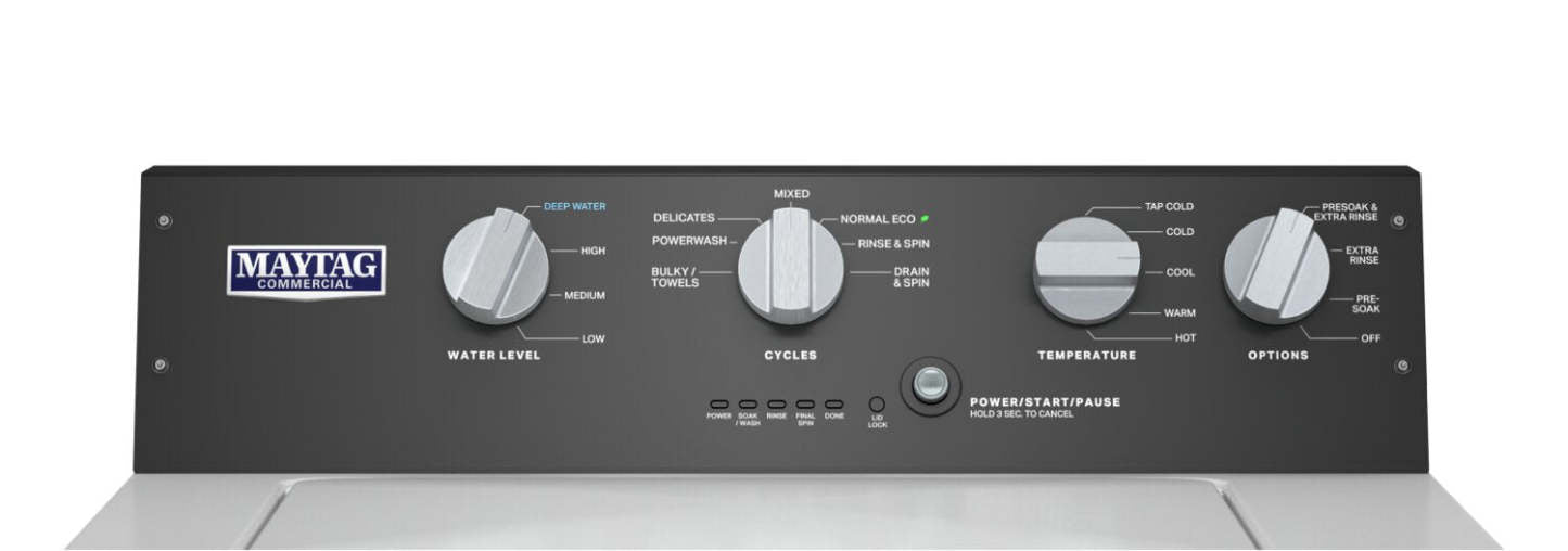 Maytag 4 Cu. Ft. Top-Load Commercial-Grade Residential Washer - MVWP586GW  | Laveuse Maytag résidentielle à chargement par le haut de 4 pi3 de qualité commerciale - MVWP586GW  | MVWP586W