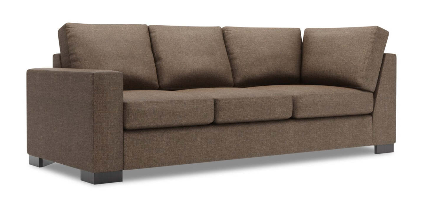 Canapé Lab Track LAF Retour Canapé - Luna Praline | Canapé de gauche à rallonge Track de la collection Sofa Lab - Luna Praline | TR152591