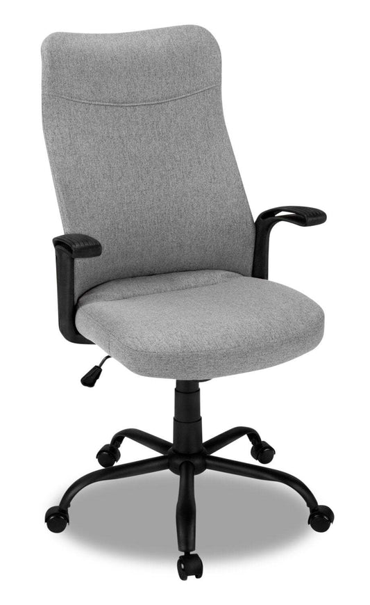 Chaise de bureau Roman 23 ergonomique - Gris|Chaise de bureau Roman de 23 po à conception ergonomique - grise