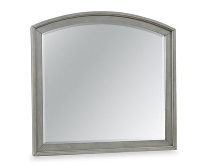 Miroir de commode de chambre à coucher Chelsea - Gris | Miroir de commode de chambre à coucher Chelsea - gris