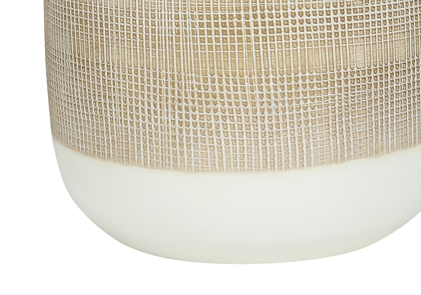 27 Lampe de table en céramique crème avec abat-jour beige|Lampe de table de 27 po en céramique crème avec abat-jour beige