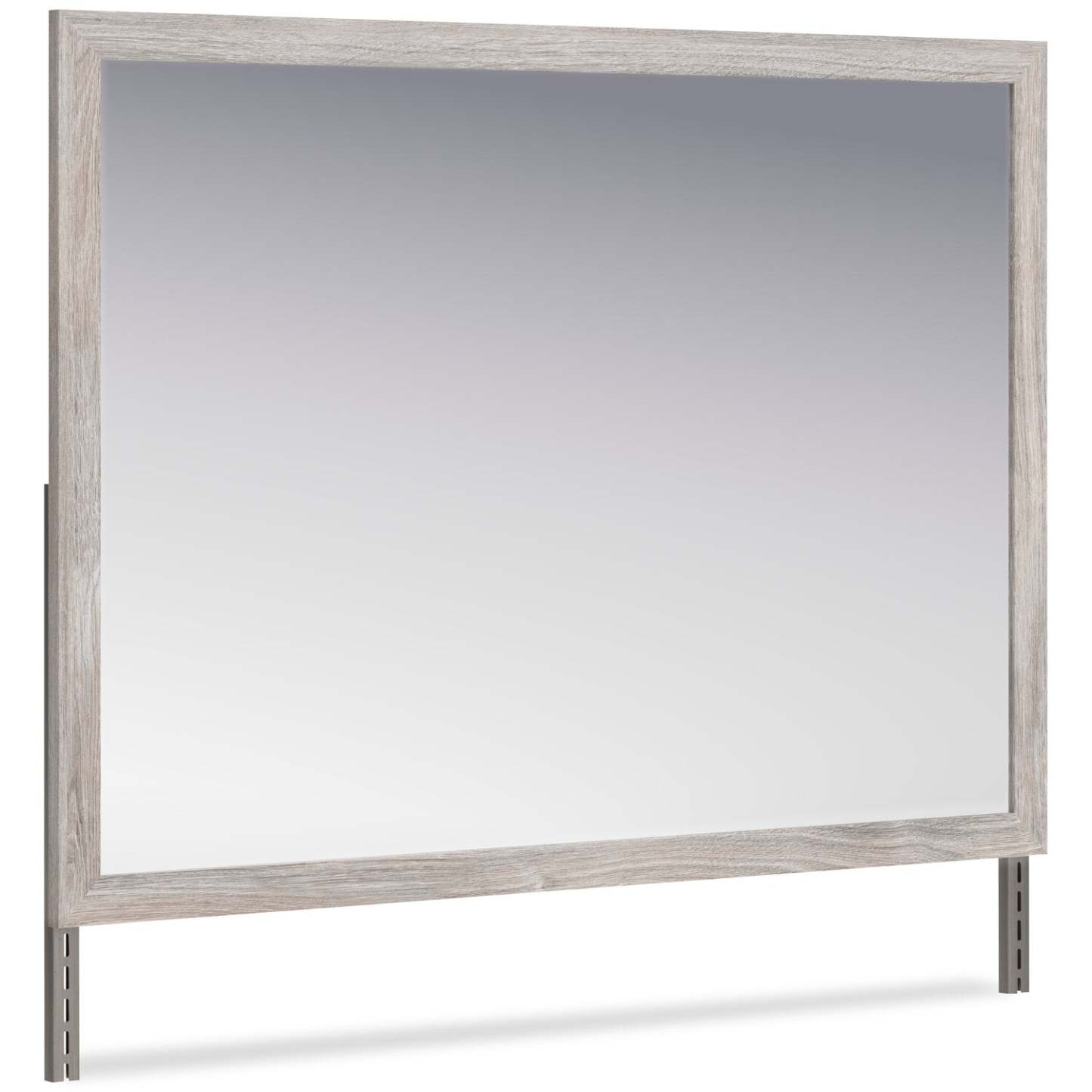 Miroir de commode de chambre Zen, amovible, à suspendre au mur - Gris | Miroir de commode de chambre à coucher Zen, à fixer au meuble ou à suspendre au mur - gris