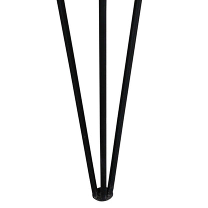 Table de salle à manger Miya avec Live Edge, bois d'acacia, métal, 60 W - Naturel | Table de salle à manger Miya de 60 po (L) en acacia et métal avec bordures Live Edge - naturel