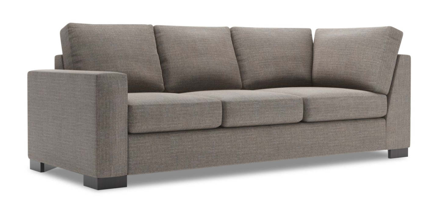 Sofa Lab Track LAF Retour de canapé - Luna Smoke | Canapé de gauche à rallonge Track de la collection Sofa Lab - Luna Smoke | TR152391