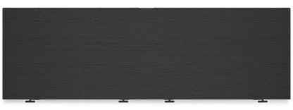 Commode à 6 tiroirs Kylo pour chambre à coucher, 59 L x 33,9 H, Moderne Mid-Century - Bicolore Noir et Beige | Commode moderne du milieu du 20e siècle Kylo de 59 po (L) x 33,9 po (H) à 6 tiroirs pour la chambre à coucher - deux teintes, noir et beige