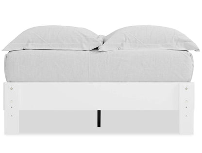 Wolf Platform Bed, White - Full Size | Lit plateforme Wolf, blanc - format lit double