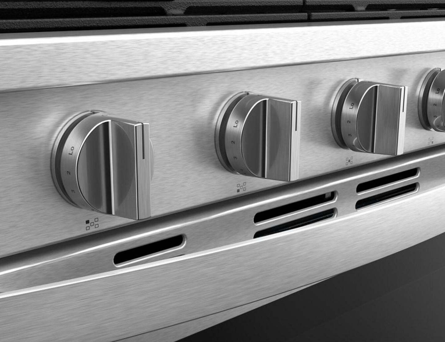Cuisinière intelligente à gaz Whirlpool de 5 pi³ avec friture à air et autonettoyage - acier inoxydable - WFGS7530RZ | WFGS75RZ