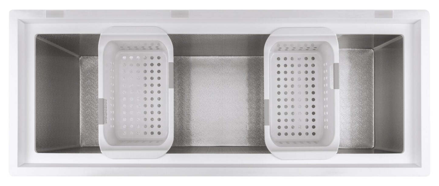 Congélateur coffre GE à dégivrage manuel de 15,7 pi3 - FCM16SLWW | FCM16SLW