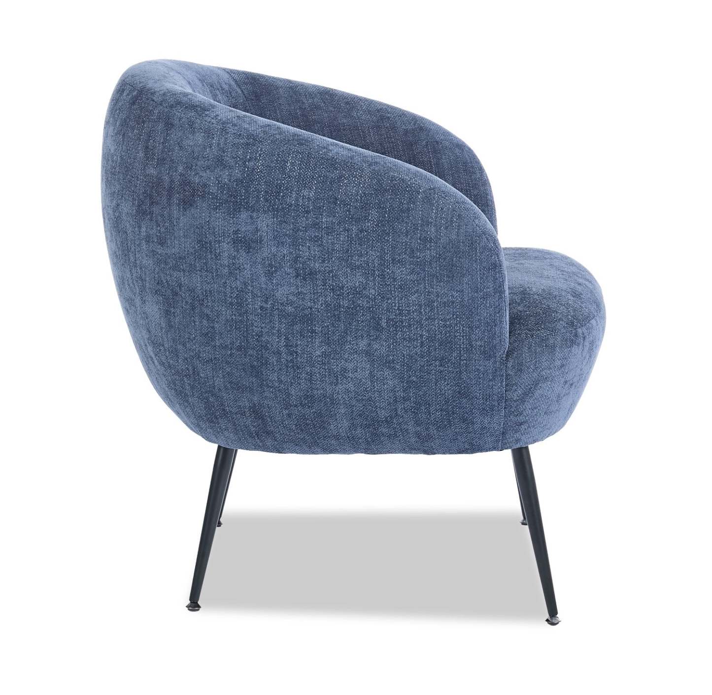 Fauteuil d'appoint en tissu bouclé Nova 28.7 - Bleu | Fauteuil d'appoint Nova de 28,7 po en tissu bouclé - bleu