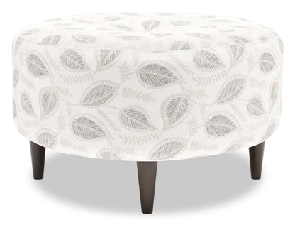 Fabriqué au Canada Sofa Lab personnalisable Pouf en tissu The Curve 31 - Prairie multicolore | Pouf The Curve de Sofa Lab de 31 po fabriqué au Canada en tissu - Prairie multicolore | CURV1148