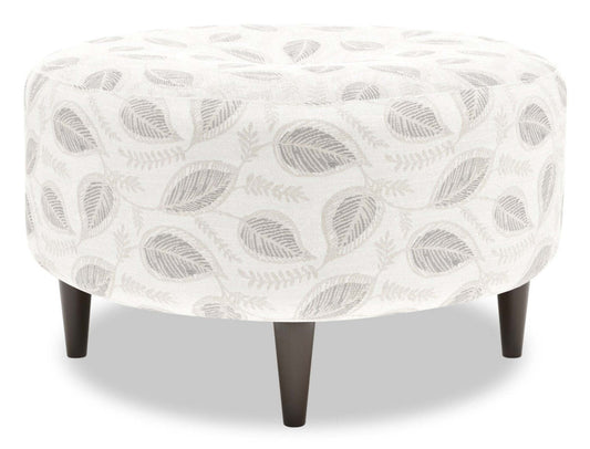 Fabriqué au Canada Sofa Lab personnalisable Pouf en tissu The Curve 31 - Prairie multicolore | Pouf The Curve de Sofa Lab de 31 po fabriqué au Canada en tissu - Prairie multicolore | CURV1148